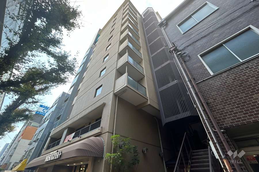 メジャーライフ豊崎の外観（北東側から）