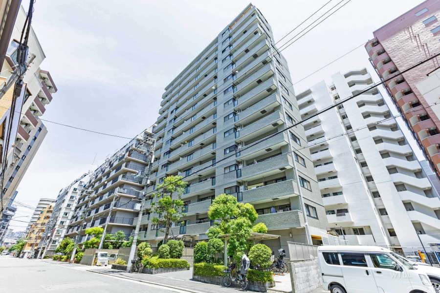 メロディーハイム同心パークウエストの外観（南西側から）