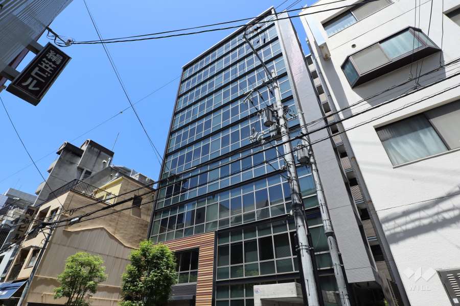 ユニシオ西天満二丁目の外観（南東側から）