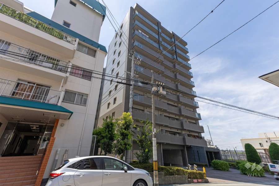 ユニハイム梅田ノルテの外観（南東側から）