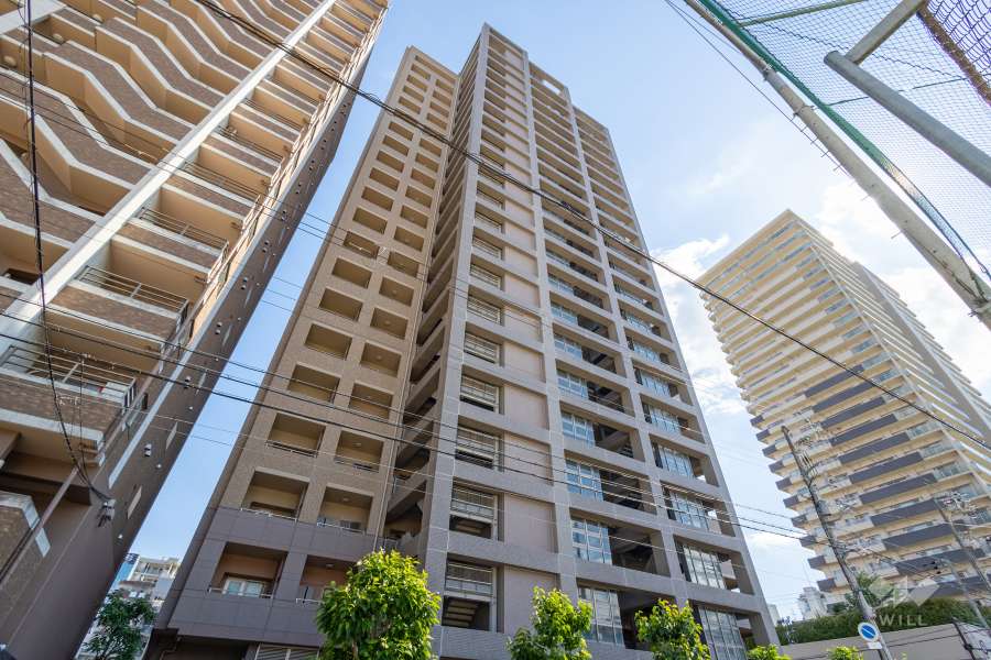 ユニハイム与力町公園の外観（北東側から）