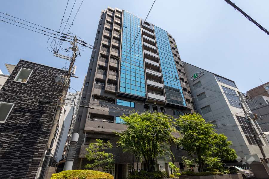 リーガル天満橋の外観（北西側から）