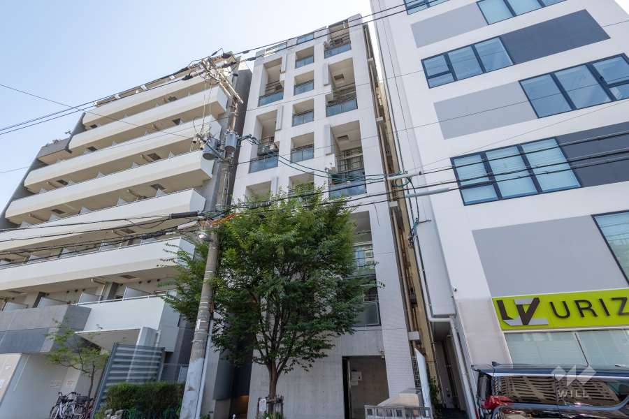 ルグランデ東梅田の外観（南西側から）