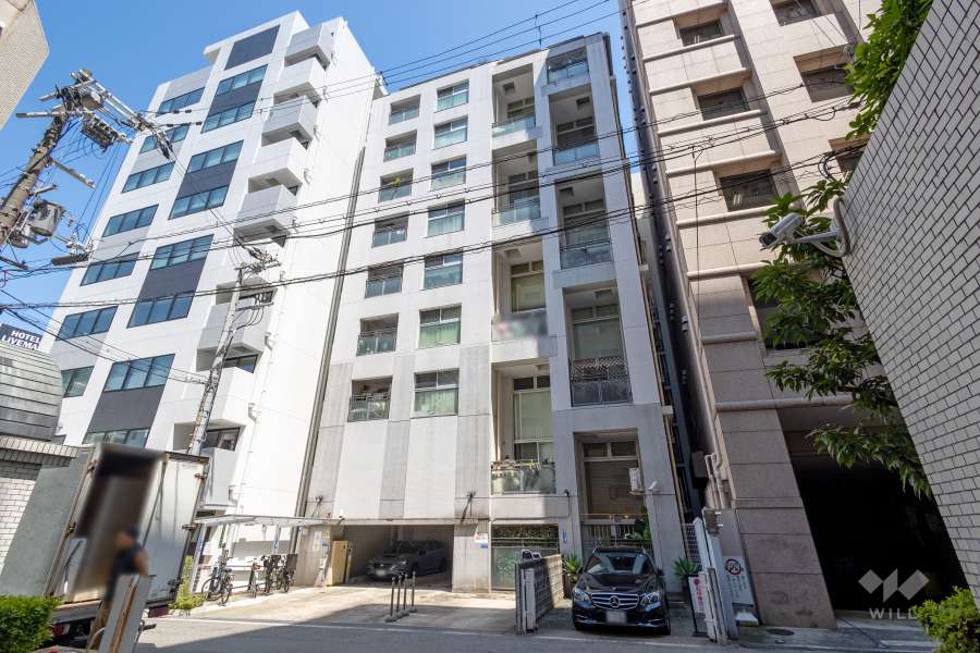 ルグランデ東梅田の外観（南東側から）