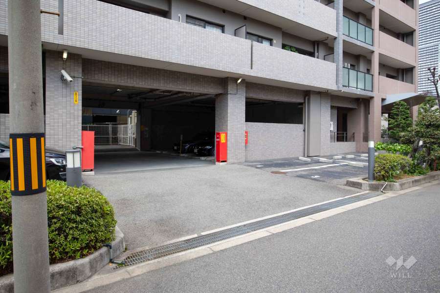 駐車場の出入口