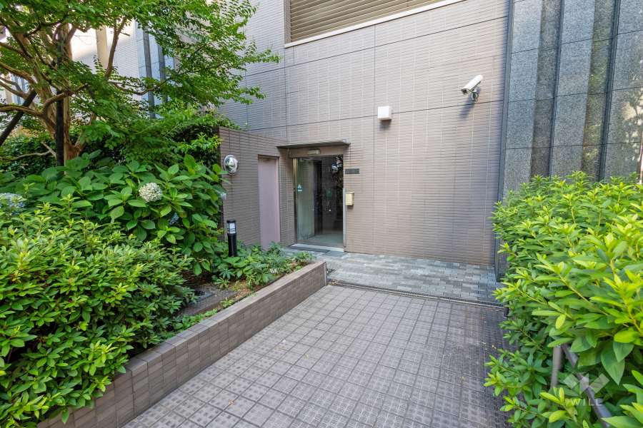 駐輪場の出入り口