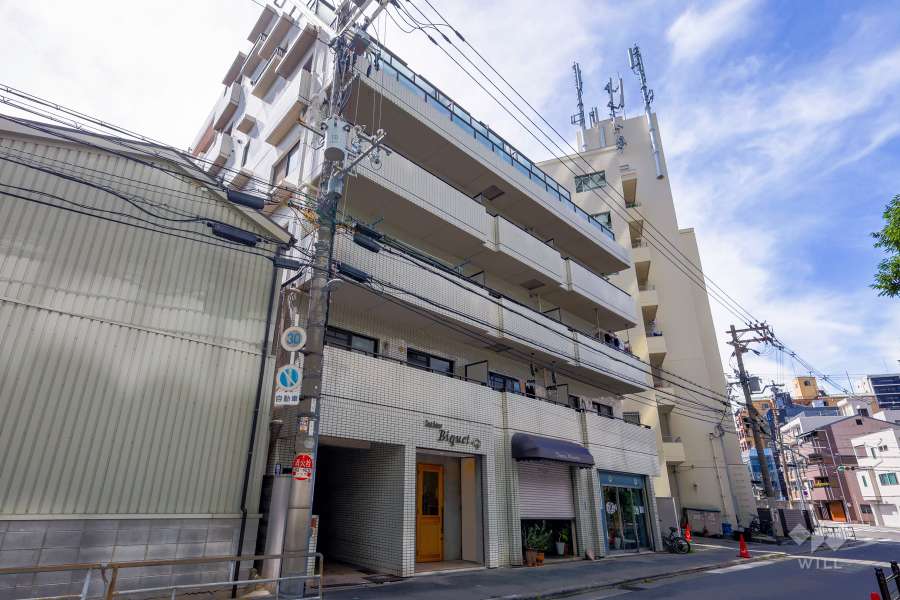 大洋ハイツ梅田西の外観（南東側から）