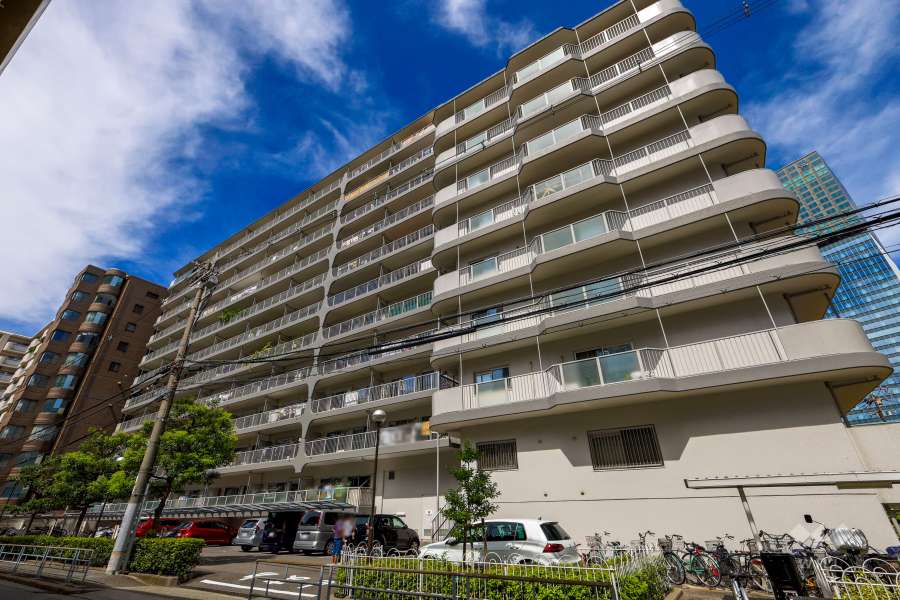 大淀町スカイハイツの外観（南西側から）