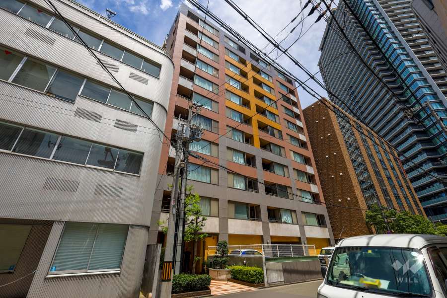 茶屋町北シティタワーの外観（南西側から）