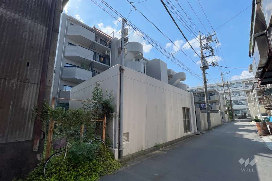 モアステージ川口の外観（北東側から）