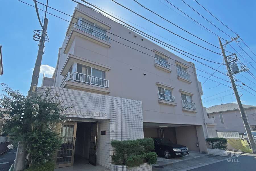 エンゼルハイム川口第3の外観（北東側から）