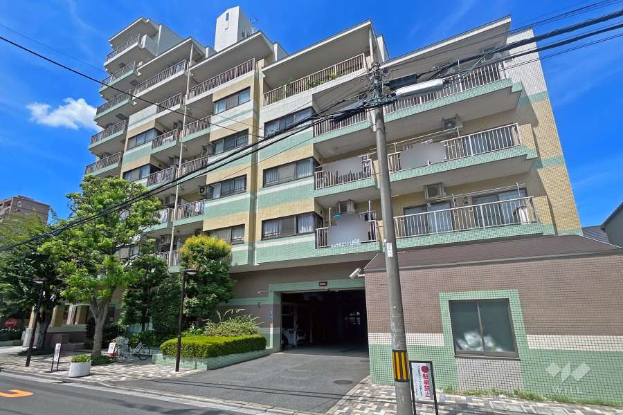 オーベル川口の外観（南東側から）