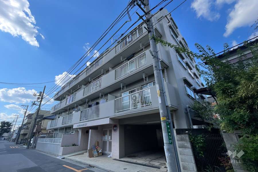 エンゼルハイム川口第７の外観（南東側から）