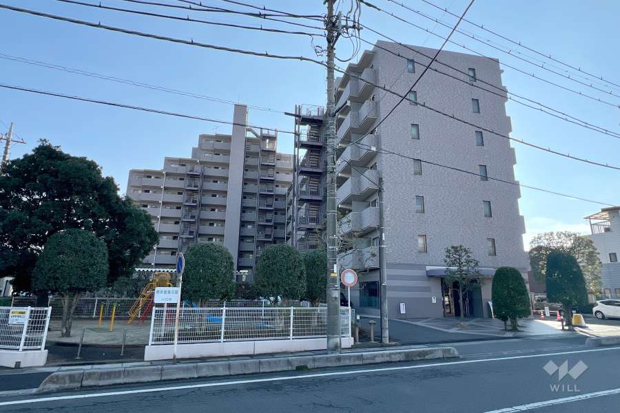 川口根岸パークホームズ弐番館の外観（北東側から）2