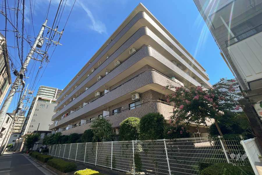 ダイアパレスステーションサイド川口の外観（南西側から）