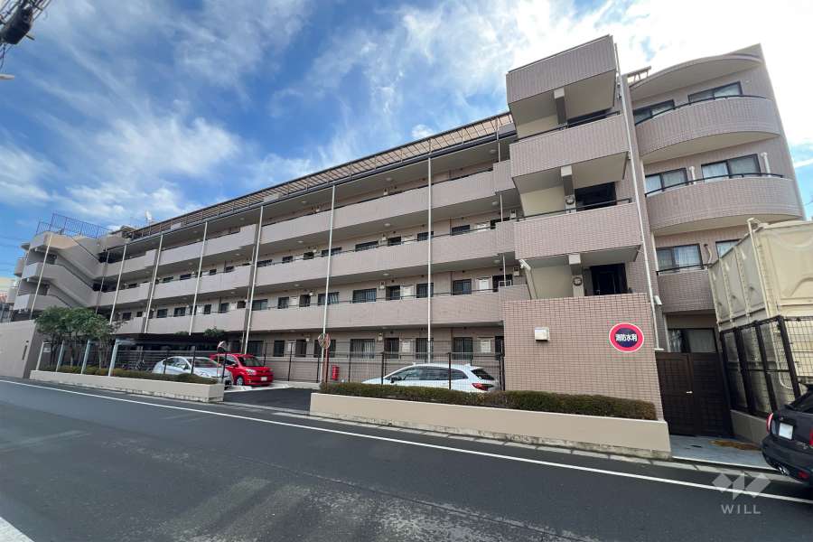 東急クリエール東川口の外観（北西側から）