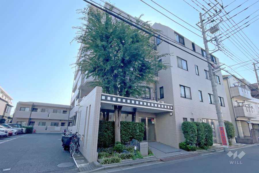 川口南町パークホームズの外観（北西側から）