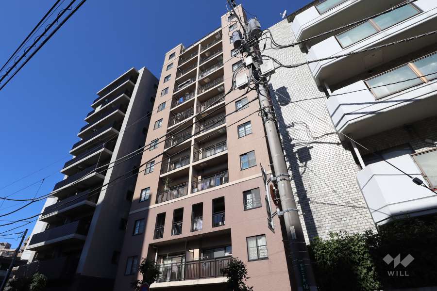 ヴィアーレタワー西川口の外観（南東側から）