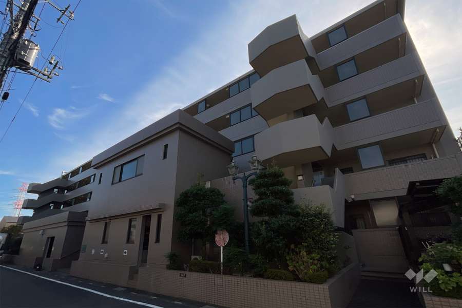 シャルム東川口伍番館の外観（北西側から）
