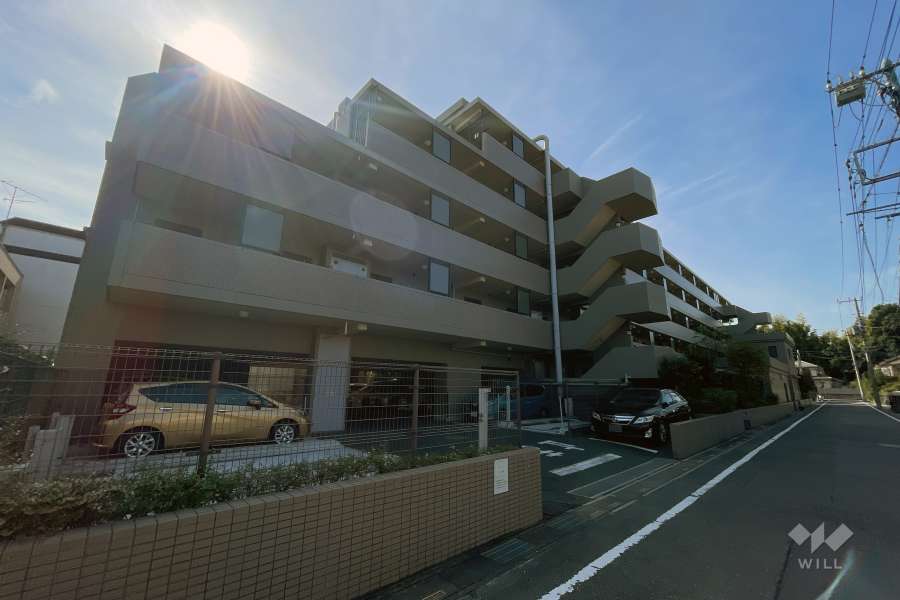 シャルム東川口伍番館の外観（北東側から）