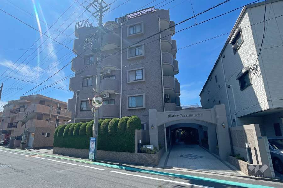 モリス川口の外観（北西側から）