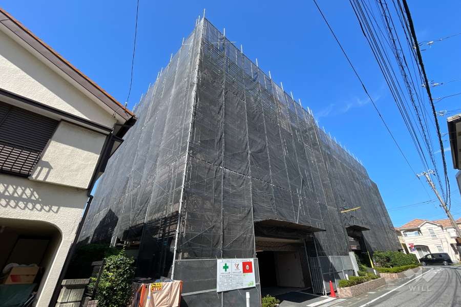 東川口第５サニーコートの外観（南東側から）