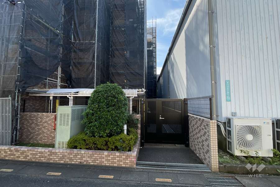 駐輪場の出入り口