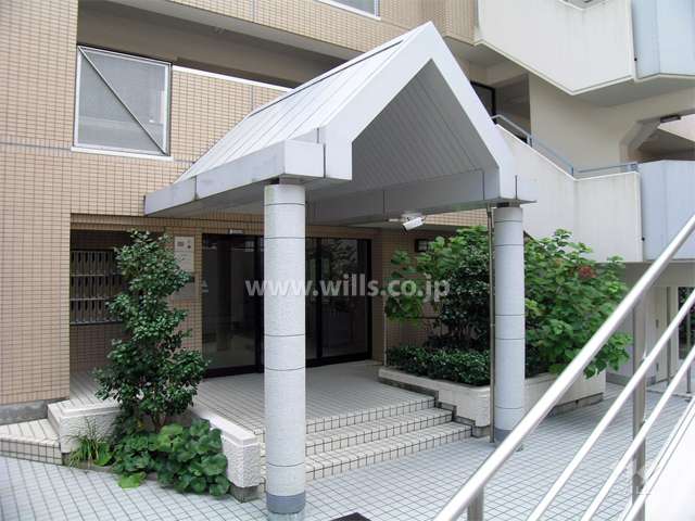 オートロック付きのエントランス