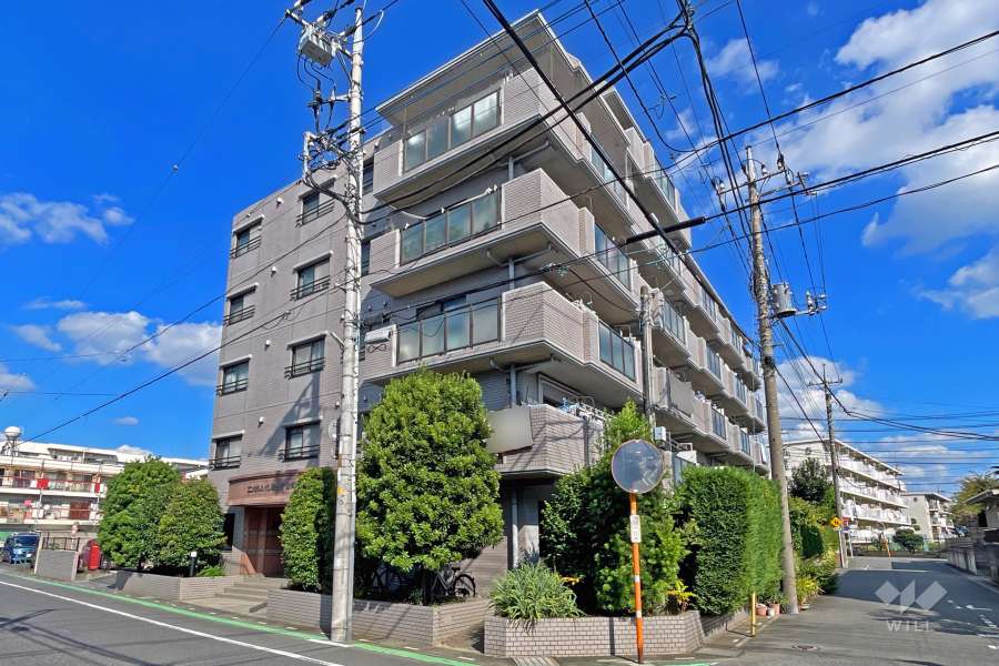 エンゼルハイム鳩ヶ谷緑町の外観（南西側から）