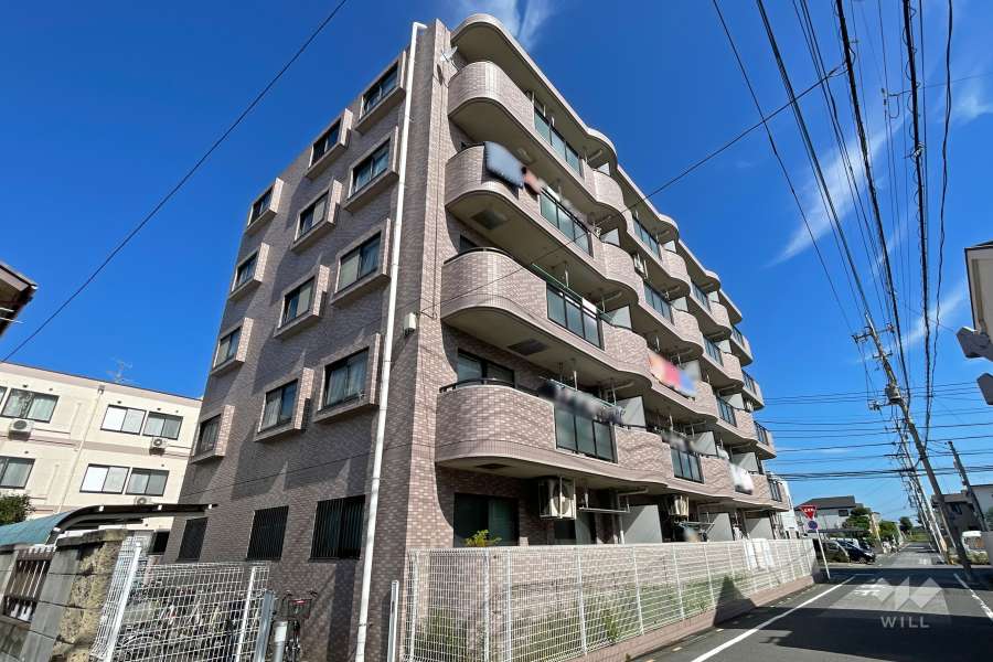 ダイアパレス東川口2の外観（南西側から）