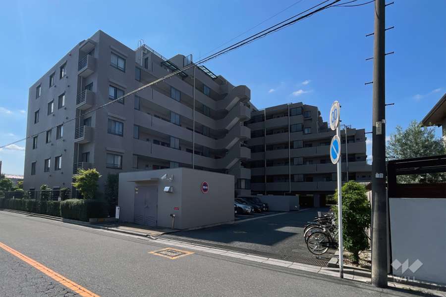 レクセルマンション西川口第２の外観（東北側から）