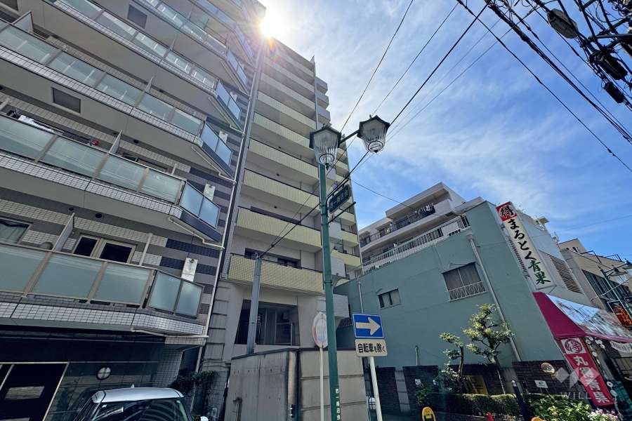 モンファイエ西川口の外観（北東側から）