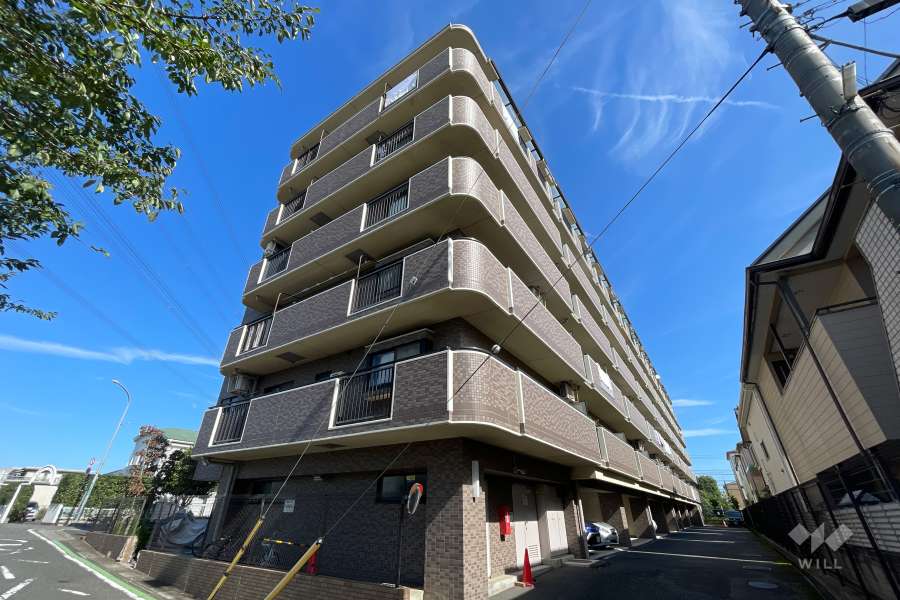 ライオンズヴィアーレ東川口の外観（南西側から）