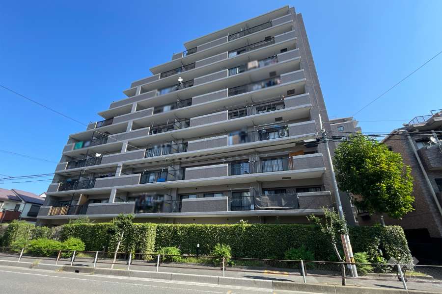 アメニクス川口の外観（南側から）