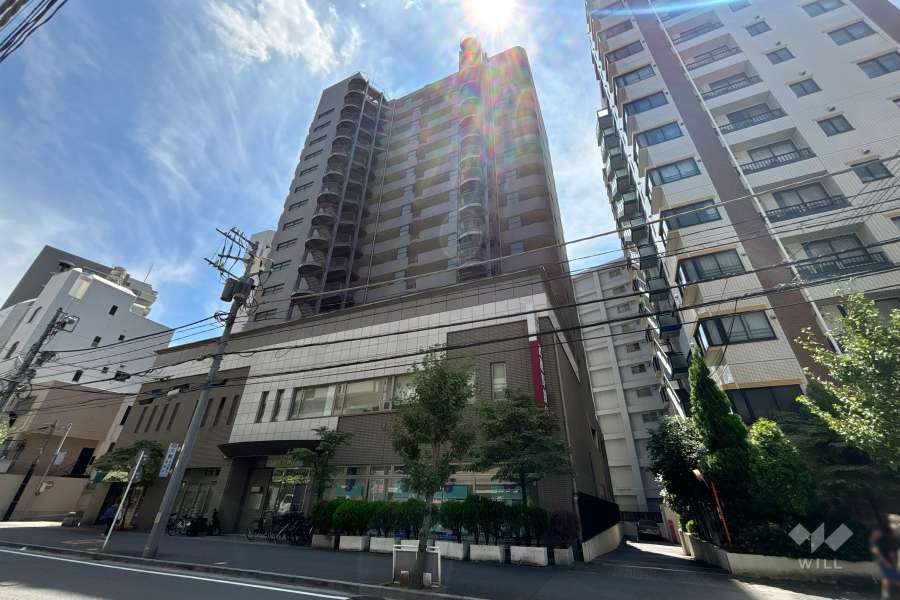 リビエール栄町の外観（北西側から）