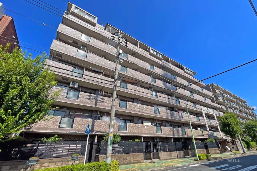 ライオンズヴィアーレ川口青木町公園の外観（南西側から）