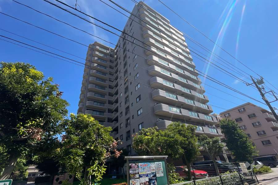 ソフィア川口ヴェルデの外観（南西側から）