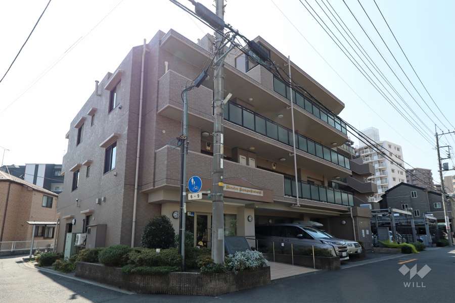 ライオンズマンション川口南の外観（北側から）