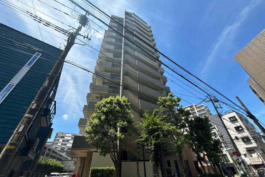 コスモ川口栄町の外観（東側から）