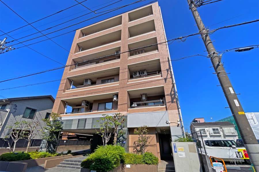 デュオ川口青木公園の外観（南東側から）