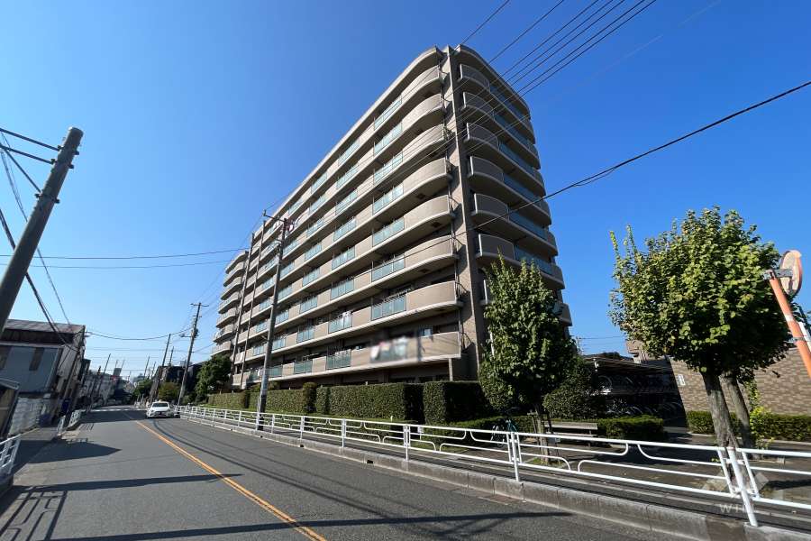 ルイシャトレ川口プレイズの外観（北東側から）