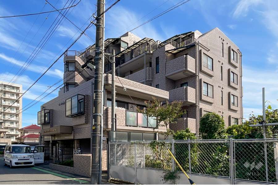 東川口サニーコート第10の外観（北西側から）