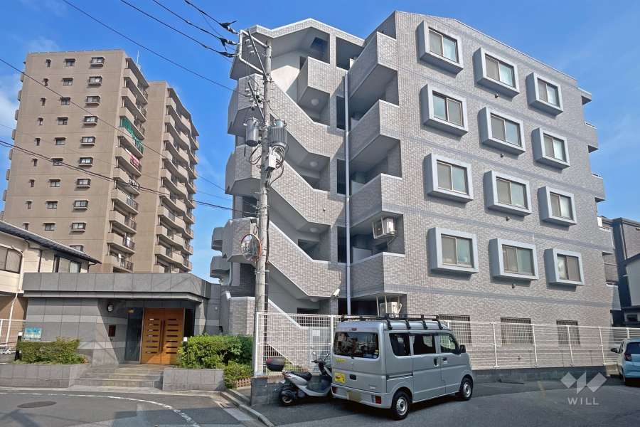 アイディーコート川口の外観（北西側から）