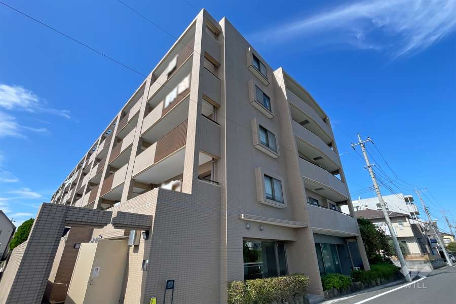 コスモ東川口リバーステージの外観（南東側から）