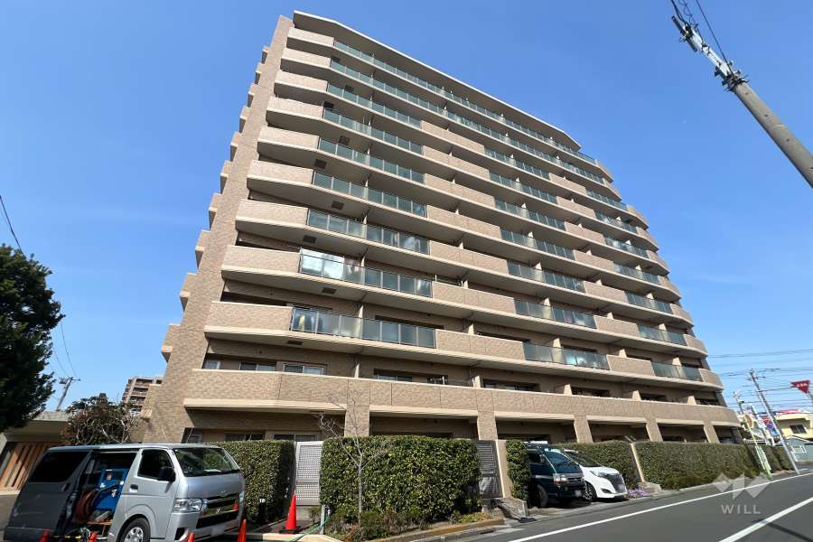 ルモン蕨の外観（南西側から）