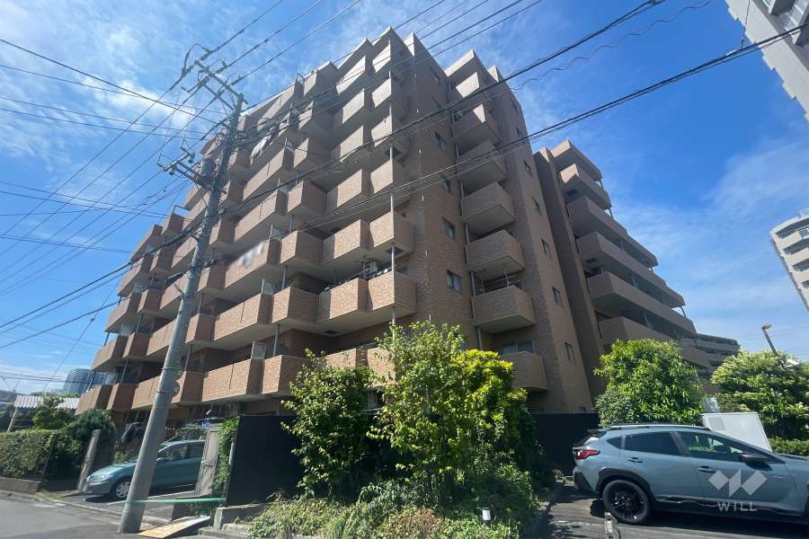 レーベンハイム川口元郷サザンテラスの外観（南東側から）