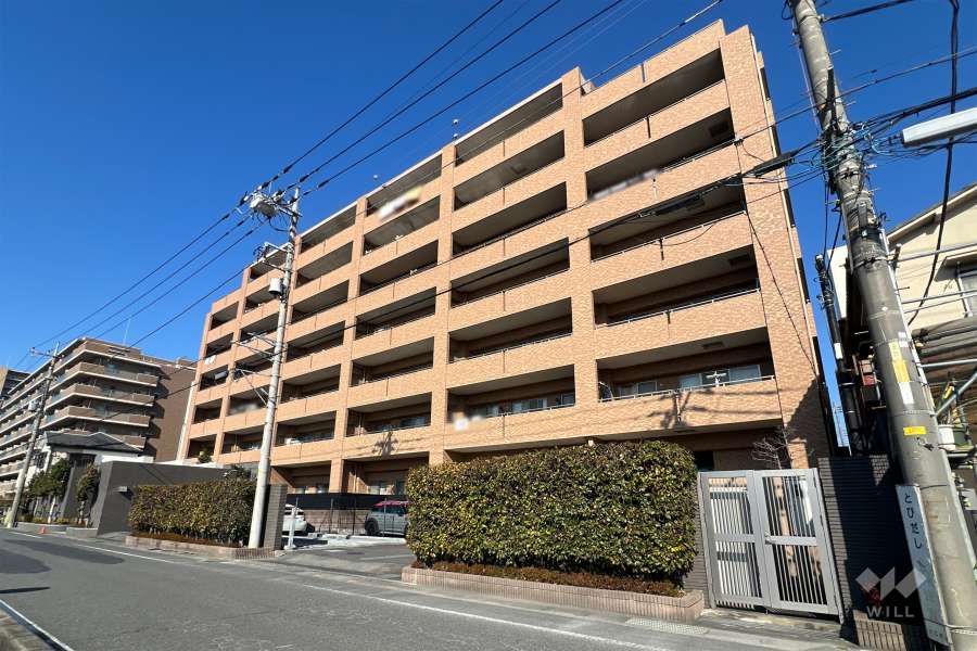 レーベンハイム川口元郷リバースクエアの外観（南東側から）