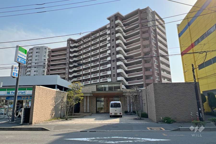 パークスクエア川口の外観（北東側から）