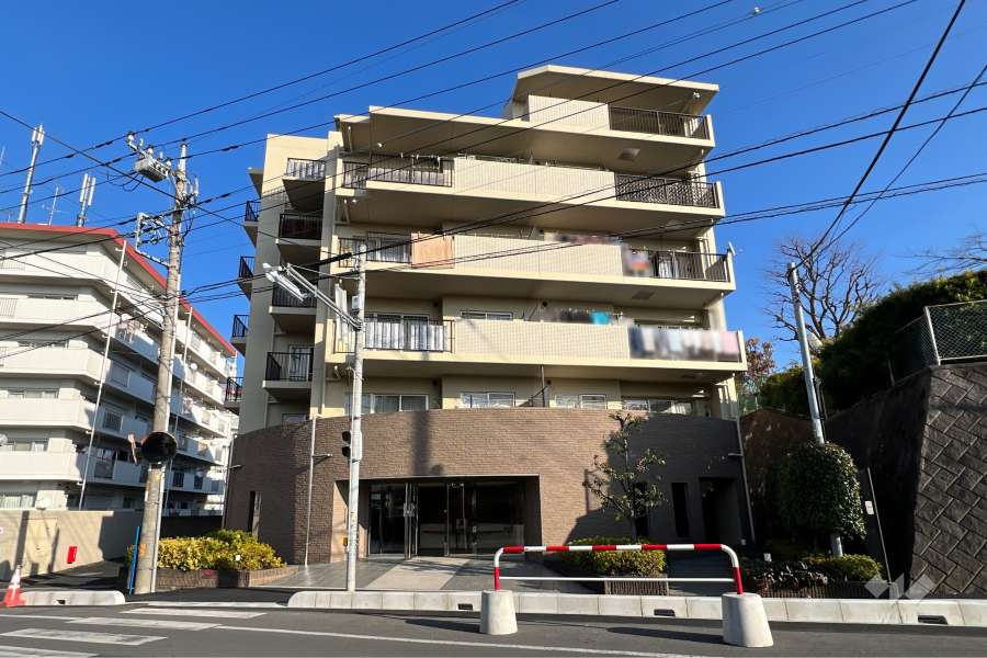 デュオガーデン川口さくらの杜の外観（西側から）