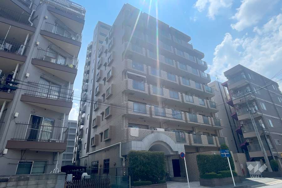 ローヤルシティ川口西青木の外観（北西側から）